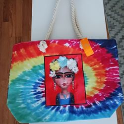 Large Frida Tote Bag