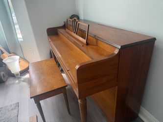 Upright Piano with Bench