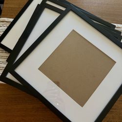 Matte Black Gallery Wall Glass Photo Frames📸✨