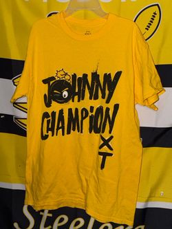 WWE NXT Wrestling Johnny Champion Graphic T Shirt Men’s Size Medium Used Pre Owned.
