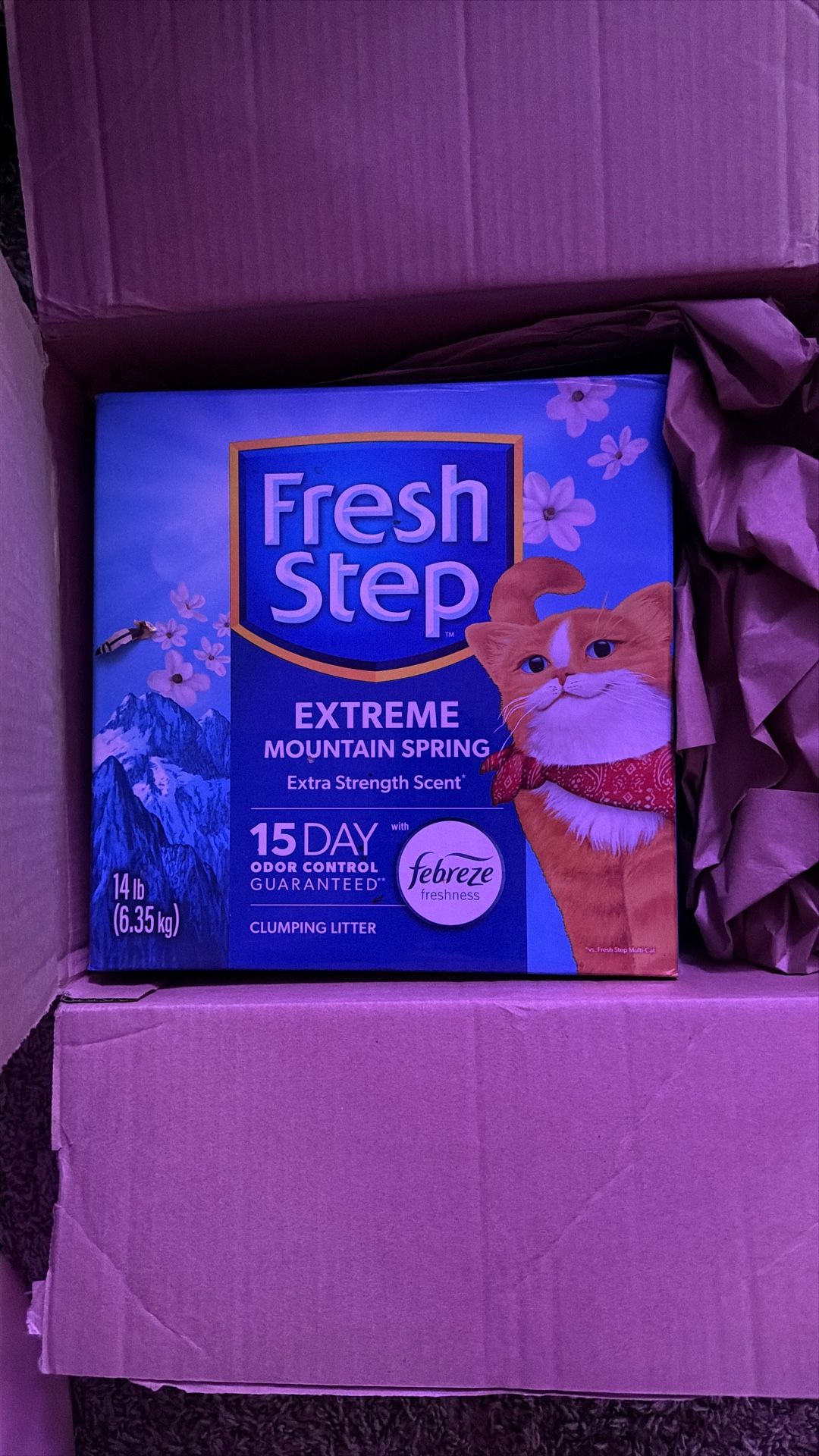 Fresh Step Extreme Mountain Spring Cat Litter 14lb.
