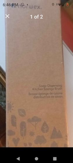 Norwex Soap-Dispensing Kitchen Sponge Brush