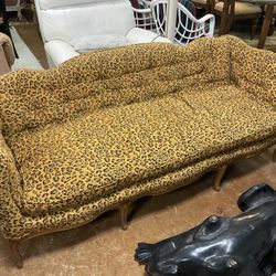 Vintage leather couch