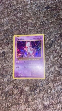 2016 mewtwo x and y holo (need gone)