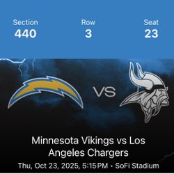 Los Angeles Chargers Vs Minnesota Vikings