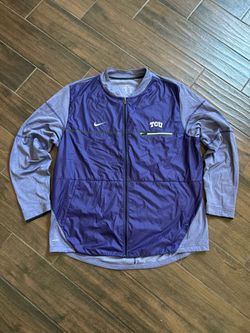 TCU Nike windbreaker