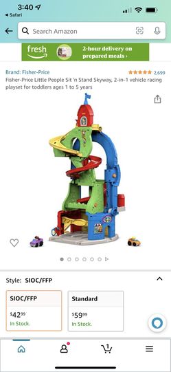 Fisher And Price Sit And Stand Skyway 