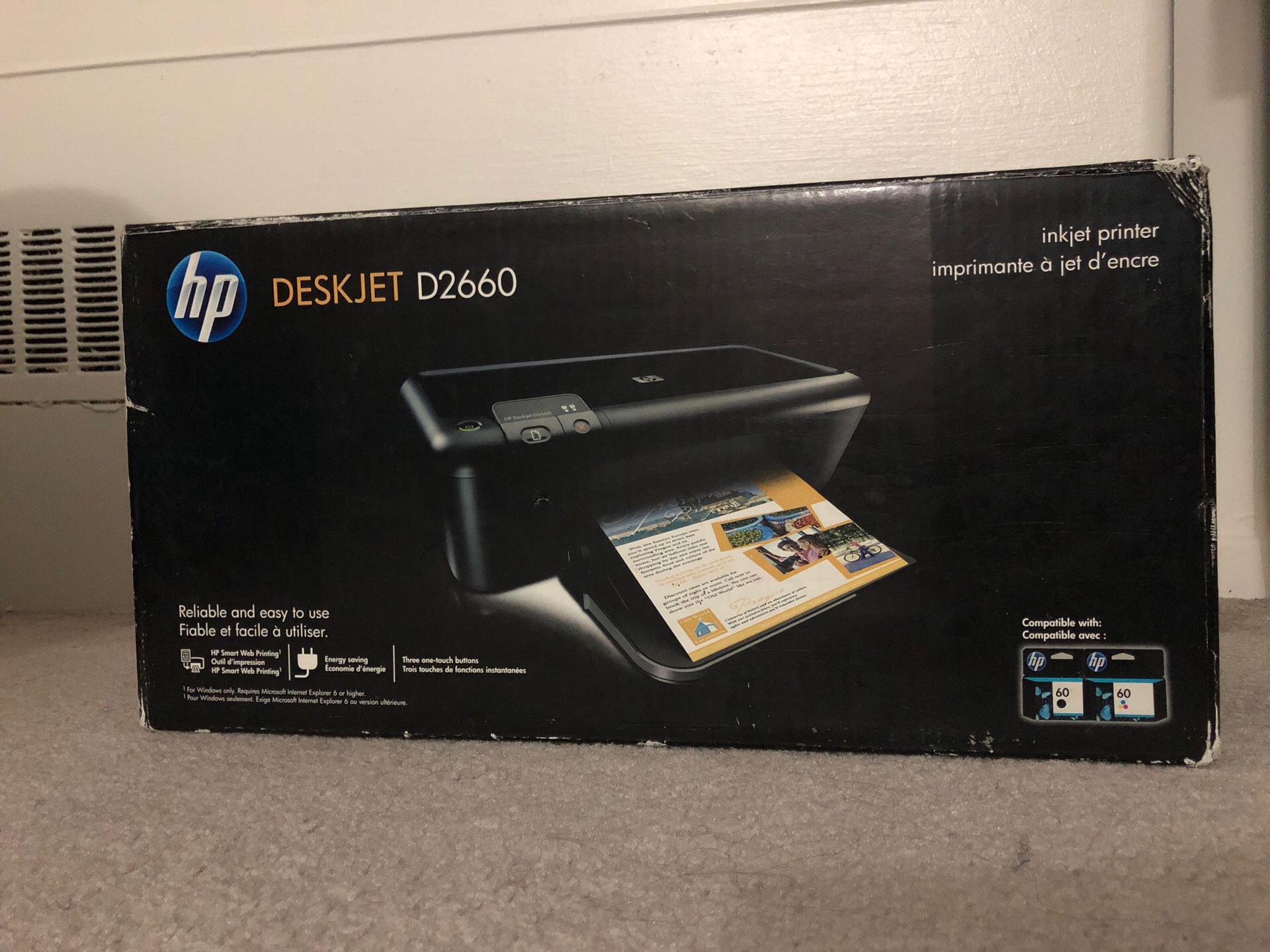 HP Deskjet D2660 Printer (Still in Box)