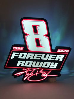 Kyle Busch Forever light up sign