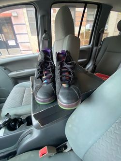 Black High-Top Sneakers with Rainbow Laces