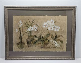 Arrangement of Orchid Framed Art by Cheri Blum