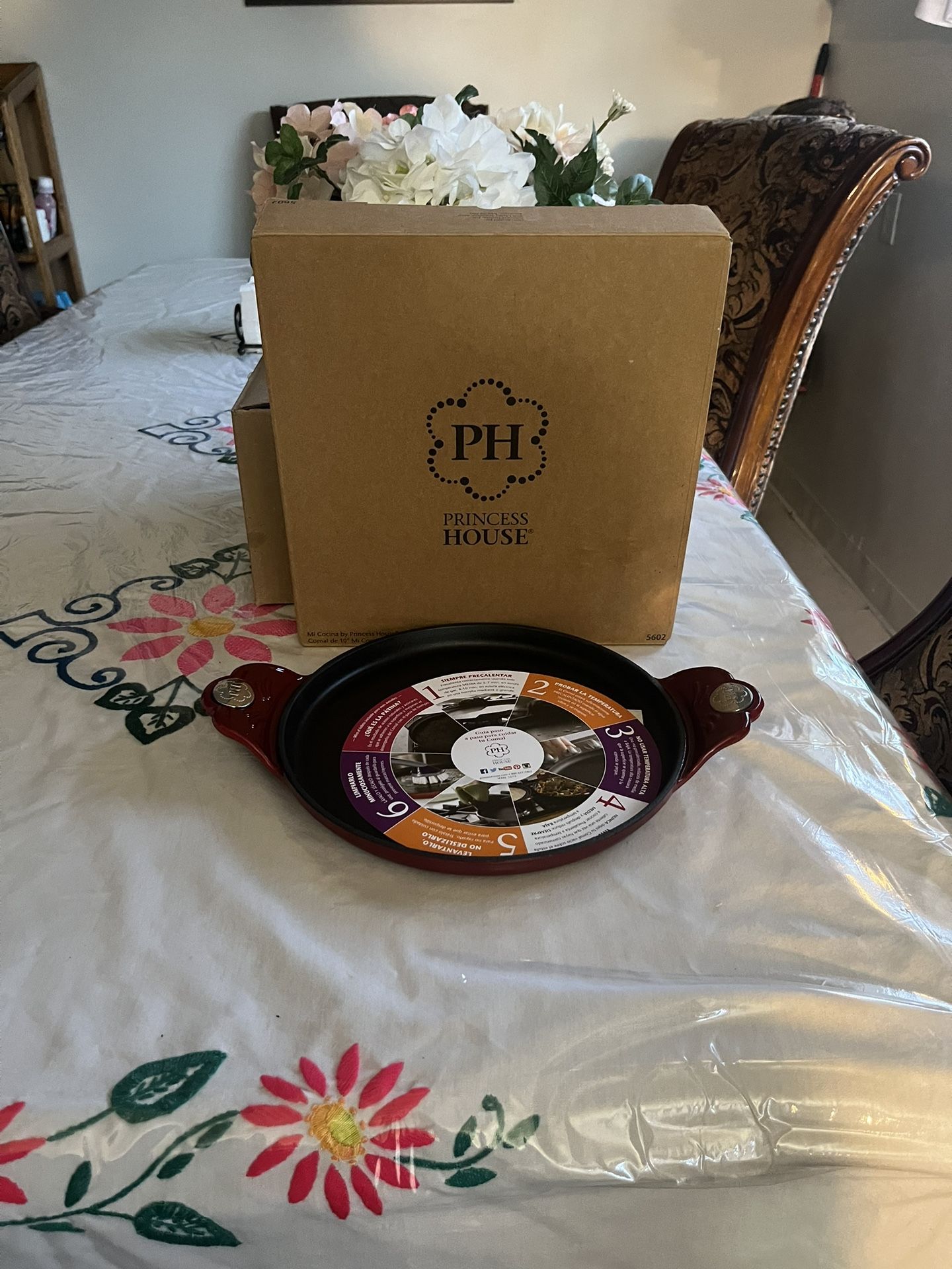 Smooth Flat Griddle ( Comal) 10in