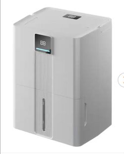 35 pt. 3000 sq. ft. Dehumidifier in. White with Auto Swing Louver, Dry Clothes Mode and 1.45 Gal. Tank
