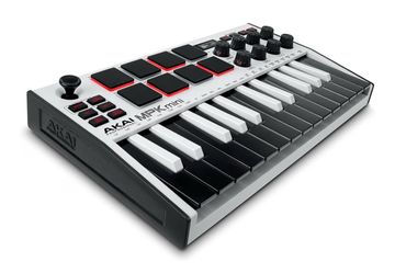 Akai Professional MPK Mini MK3 25-Key USB MIDI Keyboard Controller, White