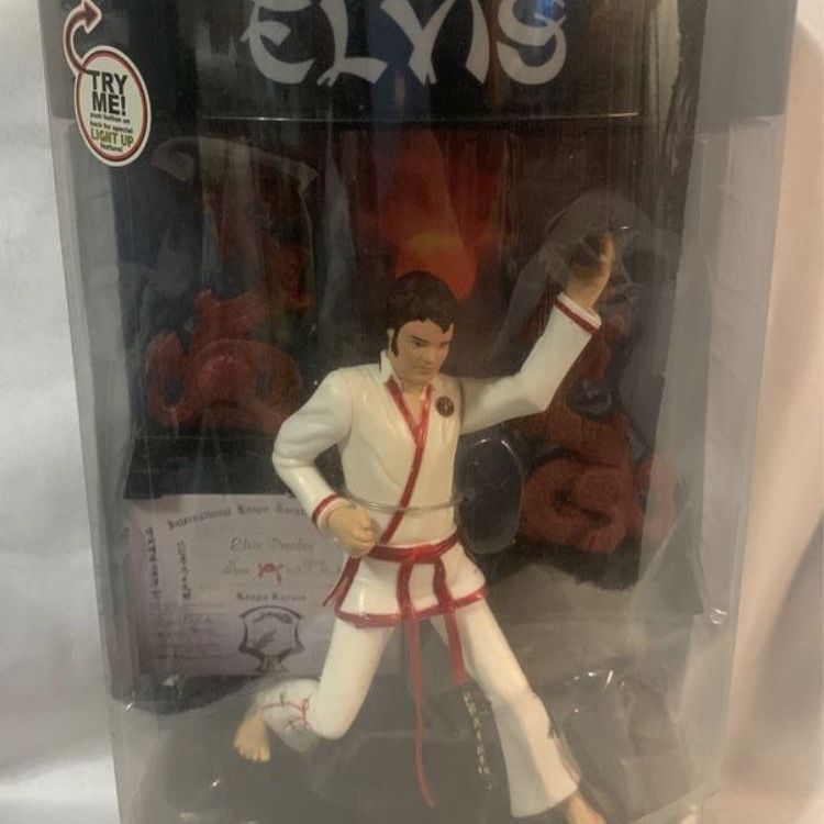 ORIGINAL 2000 X-TOYS ELVIS, KARATE FIGURE