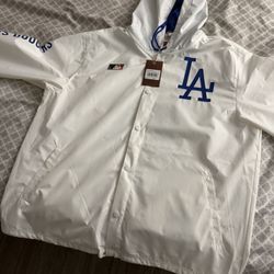 Mitchell & Ness Dodgers Windbreaker Jacket. Size XXL