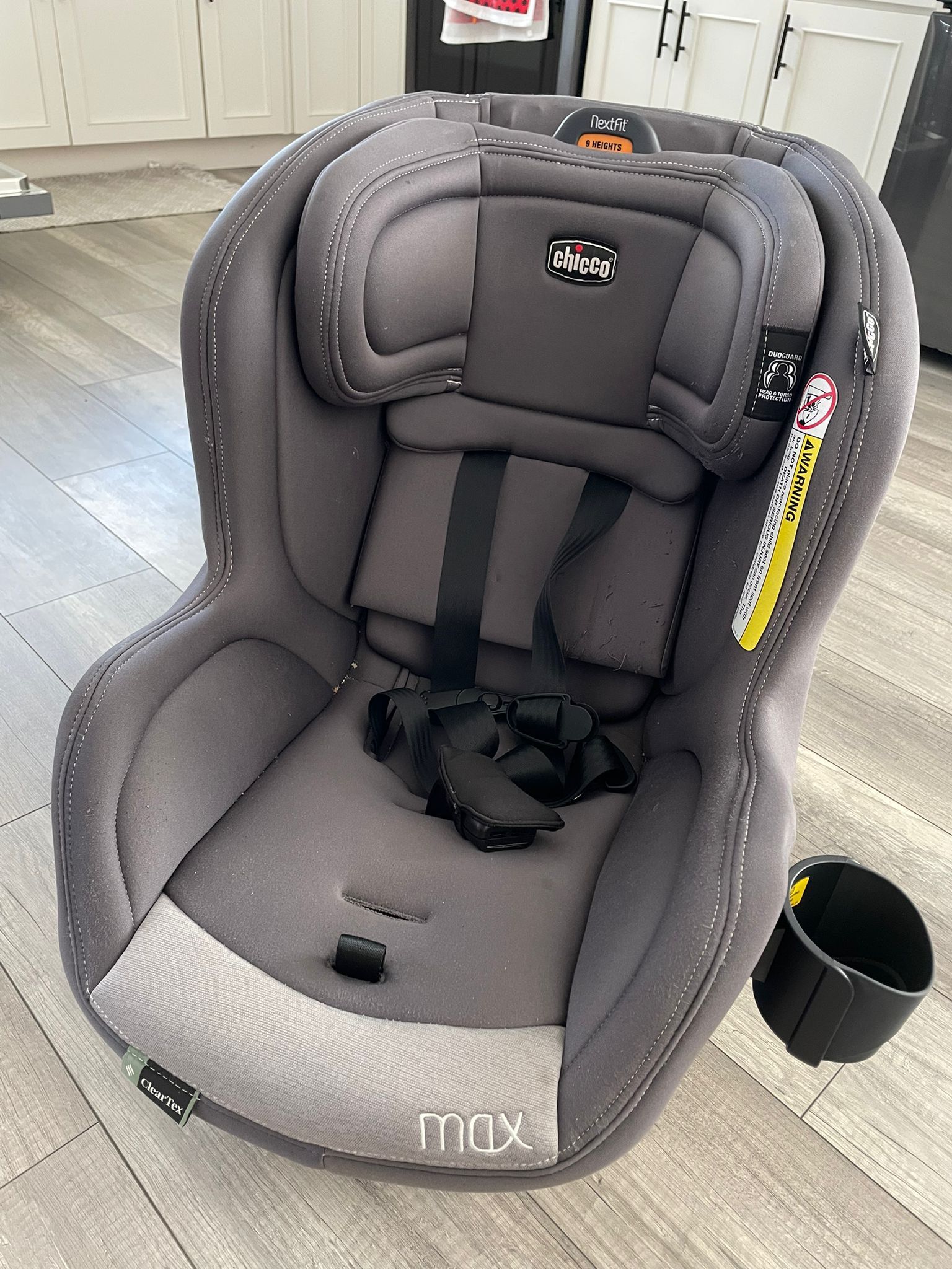 Chicco NextFit Max ClearTex Convertible Car Seat