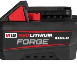 Milwaukee
M18 FORGE 6.0 Ah Lithium-Ion Battery Pack