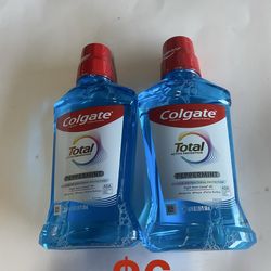 Colgate Total Peppermint Mouthwash Set