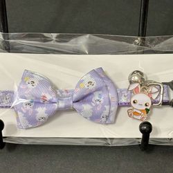 NEW Breakaway Easter Cat Collar with Removable Bow Tie and Bell 