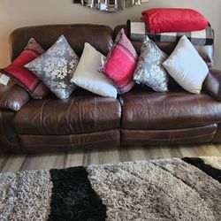 Leather Couch And Loveseat