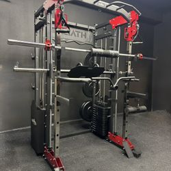 Smith Machine , Squat Rack , Bench Press , Leg Press , Pulley System Machine For Your Weights 
