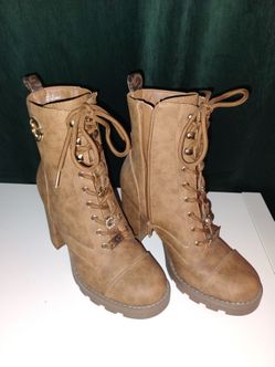 Guess Heeled Combat Boots