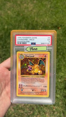 Pokemon: Psa 5 Shadowless Charizard holo