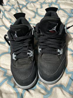 Black Canvas Jordan 4