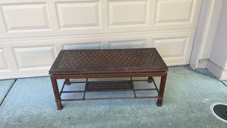 Hand forged Iron Bench or Table