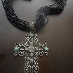 Medieval CROSS Necklace 