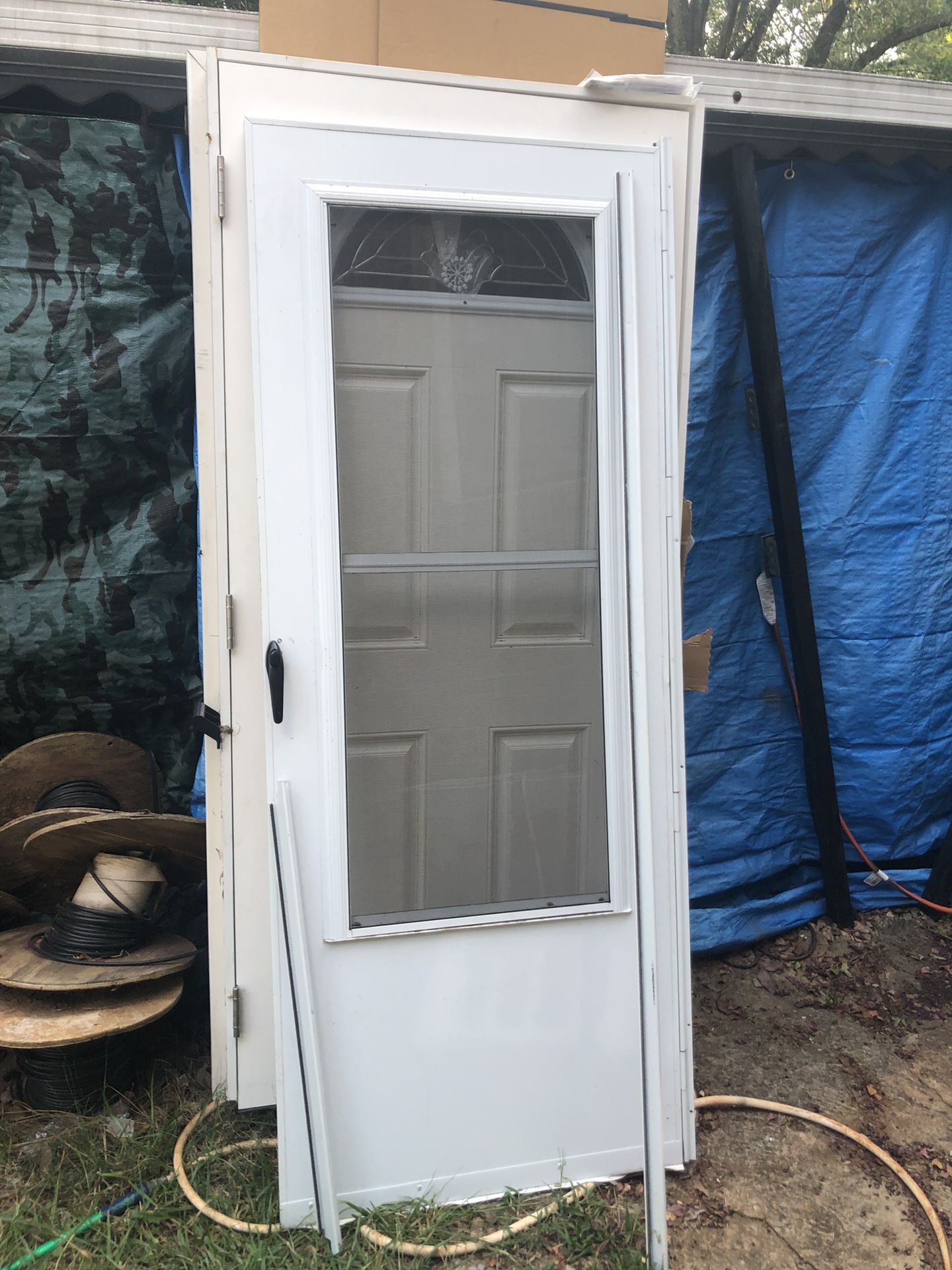 32x80 left hand outswing storm door for Sale in Greer, SC OfferUp