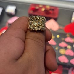 10k Nugget Ring 