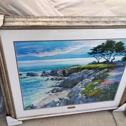 Limited Edition Monterey Bay, After The Rain By Howard Behrens 492/500 Signed