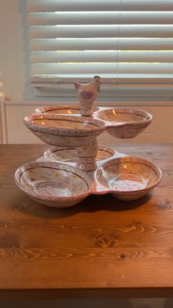 2 Temp-Tations Old World serving dishes