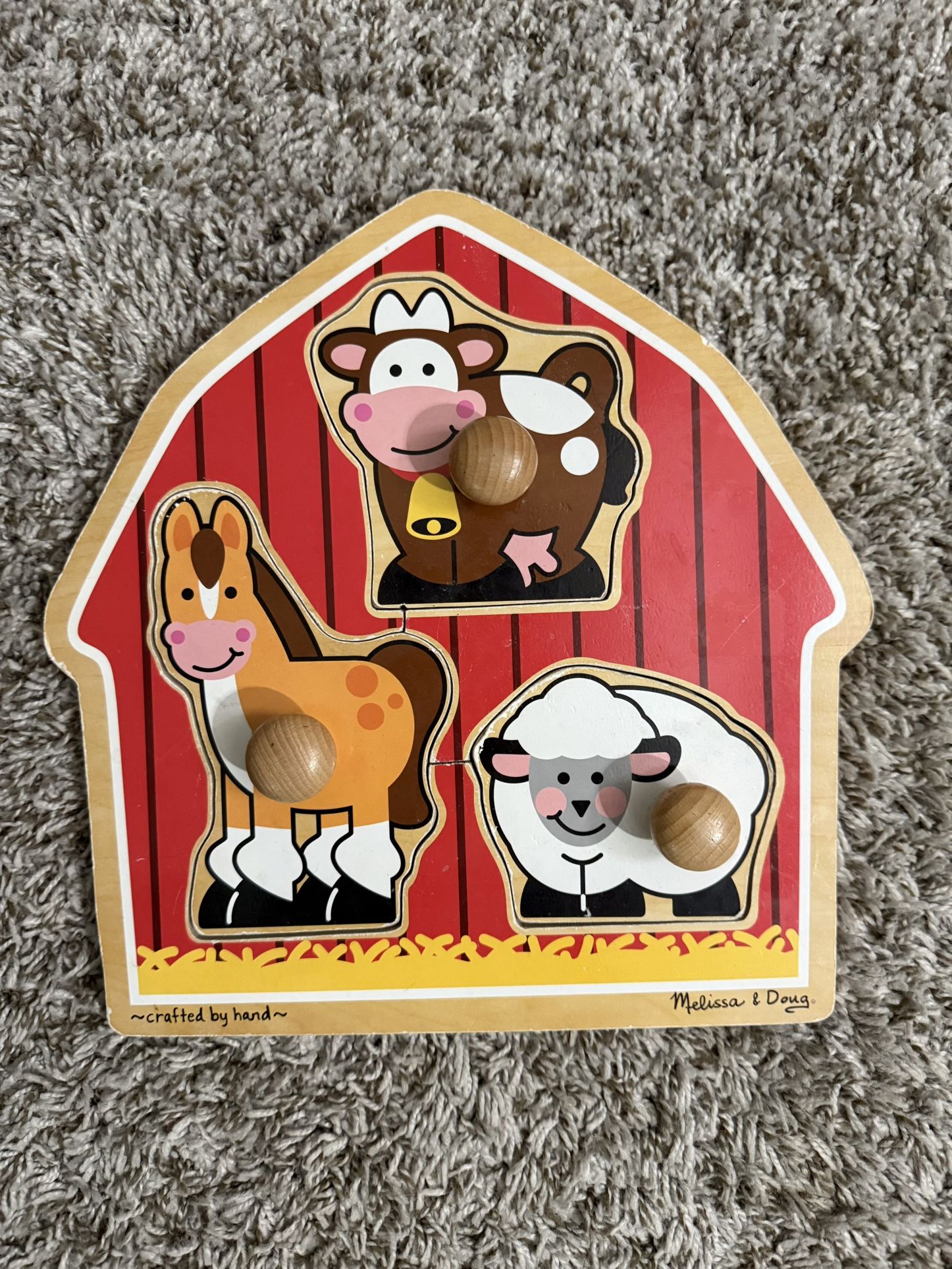 Melissa & Doug Farm Animal Wood Puzzle