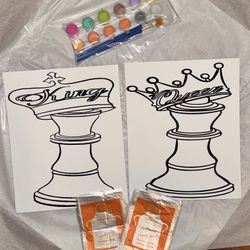 Pre-Stenciled Canvas ( Paint & Sip ) Kits