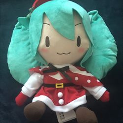 Hatsune Miku Christmas Outfit Plush