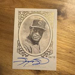 Sammy Sosa Carte De Visite /10 Auto