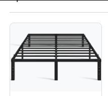 unopened queen platform frame
