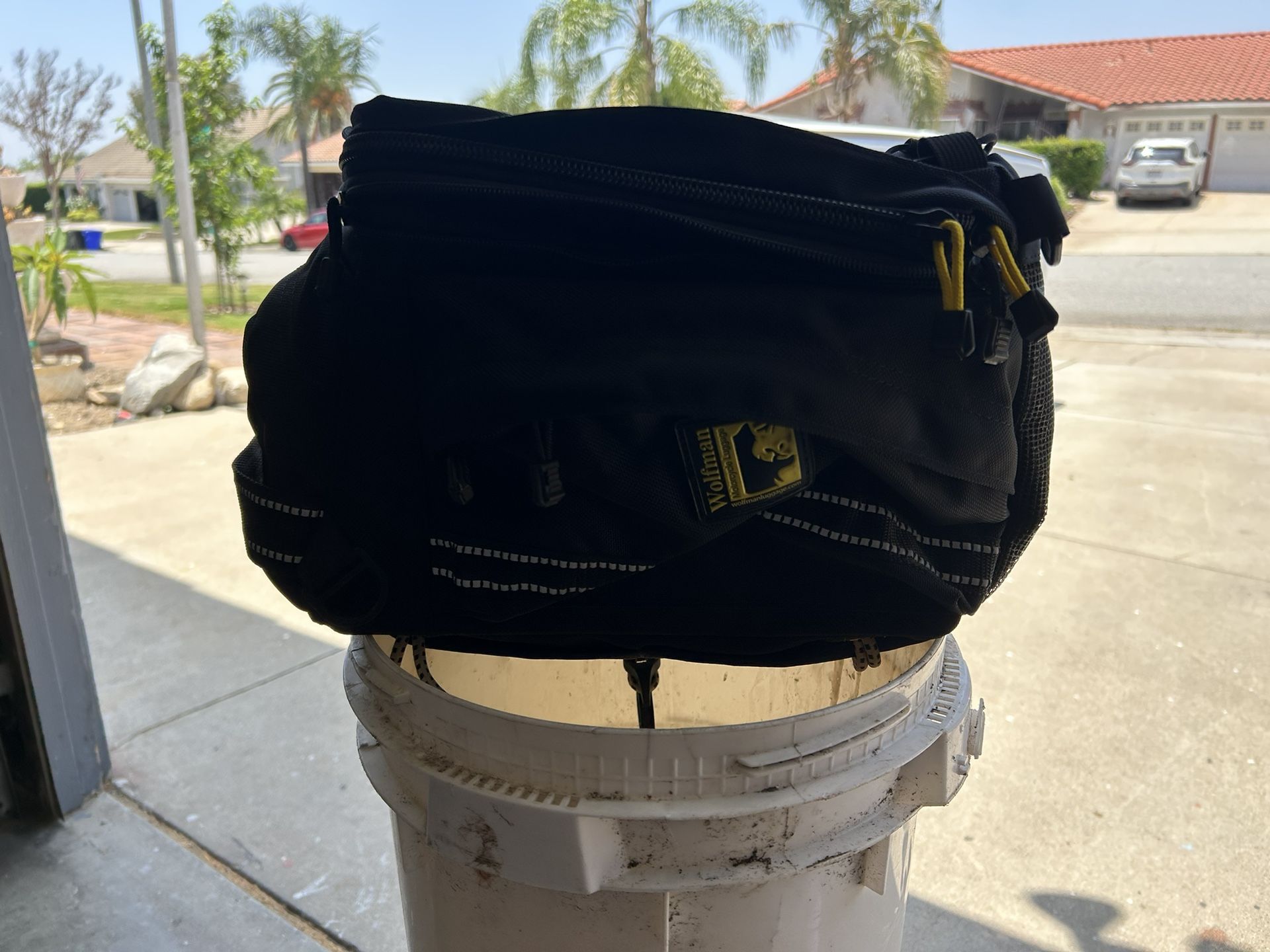 Wolfman Motorcycle Luggage / Tail Bag Excellent Condition
