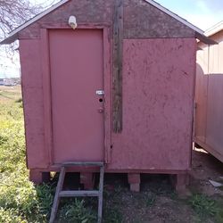 Wooden shed
