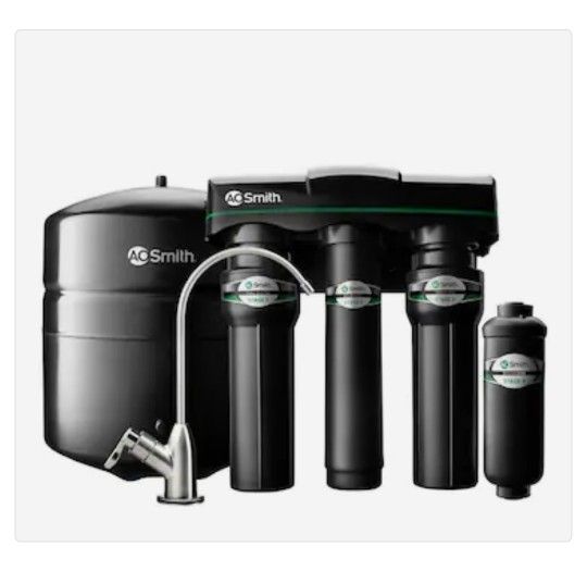 A.O. Smith Clean Water 4-stage Carbon Block Reverse Osmosis Filtration System