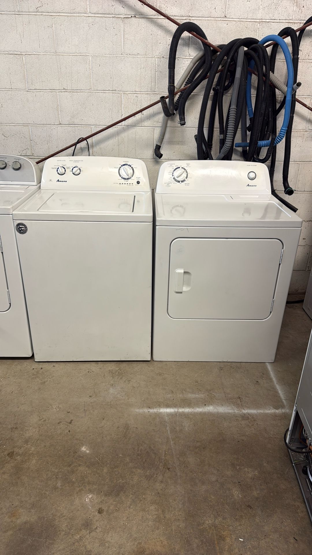 Amana Washer Dryer Set