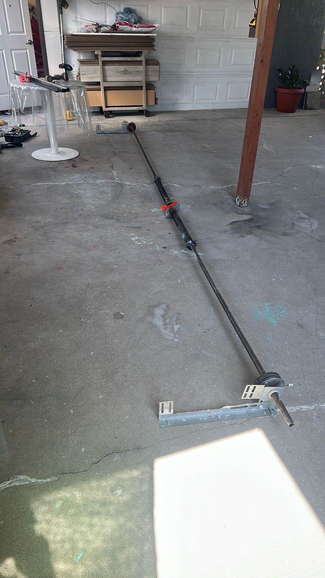 Tubo Para Garage Con Springs Y bases