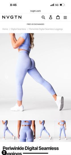NVGTN Periwinkle Digital Seamless Leggings