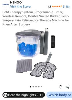 NEHOO Cold Therapy Ice Machine System
