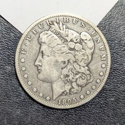 1895-O Morgan Silver Dollar Key Date VF Mid Grade Original Coin