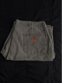 Carhartt green carpenter pants