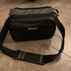 Sony Camera Case Shoulder Bag, 10” wide, 5.5” deep, 4.75” tall